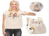 Versatile Front and Back Wearable Pet Carrier Backpack with Breathable Mesh and Multiple Storage V1341-ZY-UXQ4WFD5-NAVY