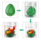 60 PCS Dinosaur Eggs, Hatching Dinosaur Egg Grows in Water Crack with Assorted Color Hunting Game V1192-AZ-W-29592