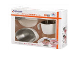 RICHELL TLI Stainless steel Feeding Set Blue DTK12284