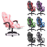 Gaming Chair Office Computer Seating Racing PU Executive Racer Recliner Large Black V255-LGCHAIR-BLACK