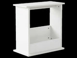 Levede Narrow End Table Modern Office Side Table Magazine Rack Bedside Storage NI1091-WH-AU