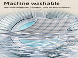 Washable Incontinence Bed Pad 115x200cm Reusable Waterproof Mattress Protector with Non-Slip Backing V888-ELOSUNG41225