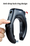 bicycle lock, two-way installation, bike security, high-quality bike lock, anti-theft lock, V1102-140-BLA-70523