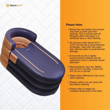 Portable Bathtub and Wireless Pump - Inflatable Foldable Collapsible Adult Tub Orange V238-SUPDZ-41020396634192