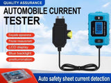 Automotive Circuit Fault Probe Tester, 20A 48V Car Relay Fuse Blade Checker with Blue Backlit LCD V1366-AZ2-W-11537