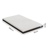 Dreamz Single Mattress Gel Memory Foam Cooling Breathable 15cm Medium Firm MS1024-S