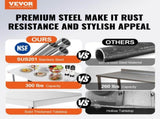 Stainless Steel Kitchen Bench Folding Commercial Prep Table 1220x610 mm V952-CFGZT24X48YC00001V0