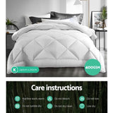 Giselle Bedding 400GSM Microfibre Bamboo Quilt King QUILT-BAM-400-K