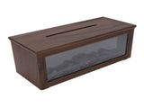 180ml Water Tank Wood Grain Fireplace Aromatherapy Diffuser Simulation Flame Humidifier Essential V1294-YM0901-3113250035511