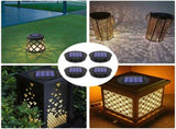 Solar Light Replacement Top Parts 4 Pack, 3.15 Inch LED Warm White Waterproof Kit for Hanging V1189-LC-RY-00026