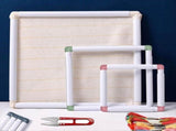 3-Pack Square Embroidery Hoops Hoops Punch Needle Hoops Embroidery Quilting Frame,As Shown V1370-AZ4-08102