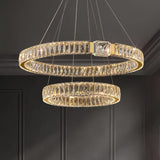 BAMDECOR C3319 Modern Crystal Chandeliers Lighting Contemporary Round Chandelier Lighting V255-C3319-2-0806
