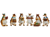 Christabelle 17cm Kangaroo Christmas Nativity Scene Christmas Tree Decoration Ornaments 7 Piece STH240