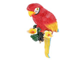 Parrot Decor Statue Figurine Scarlet Macaw Sculpture Birds Garden Courtyard Decoration V1294-YM0901-3111250017511