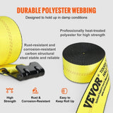 Winch Straps, 10.2 cm x 12.2 m, 2.7T Load Capacity, 8.2T Break Strength, Truck Straps with Flat V952-PGJPDHS4INCH4XSZKV0