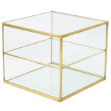 Multifunction Desktop Cosmetics Storage Box Stationery Organizer with 2 Compartments V1294-YM0901-3117200104211