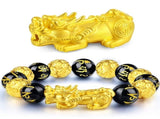 Natural & Gold Plated Bead Bracelet Charm Adjustable Fit Unisex Jewelry Altimeter And V1366-AZ2-W-27991