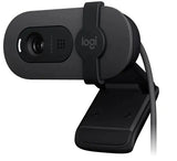 Logitech Brio 100 Full HD 1080p webcam with auto-light balance, integrated privacy shutter, and V1202-V2-VILT-BRIO100-GRAPHIT