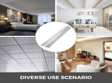 Radiant Floor Heat Transfer Plates 4' 50 pcs Omega Aluminum for 1/2" PEX V952-DBCND4FTPEX50PCS1V0