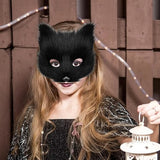 Green Plush Fox Tail and Ears Set with Cat Ears Paw Gloves Halloween Cosplay Costume V1188-JAR108-05156-2