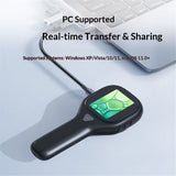 Microscope for Adults Kids, Portable 500X Illuminated Jewelers Loupe, Handheld Coin Magnifier for V1192-AZ-W-0028