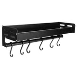 Wall Mounted Spice Rack Organizer Seasoning Jar Bottle Cans Holder Rack Kitchen Utensilswith Rod V1294-YM0901-3118200221112