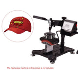 Hat Cap Press Mat Pad Heating Transfer Attachment Silica Gel 5.5x3 Inch 110V for Heat Press Machine V1366-AZ2-W-18615