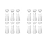 24-Piece Apron and Chef Hat Set, Adjustable Children's Apron with Pockets V1370-AZ4-08488