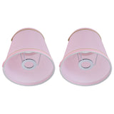 2PCS European Style E14 Lamp Shade Pink Lampshade for Chandelier Table Wall Lamps Home Decoration V1294-YM0710-3119210206111