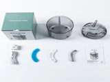 Standard Version Pet Water Fountain with USB Interface and Certified Plug Transparent Design V888-ELOSUNG100031