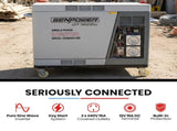 GENPOWER 6.5kW Peak 5kW Rated Diesel Inverter Commercial Generator, Electric Key Start, 2 x 15A, RCD V219-GENDSLGNV5KA