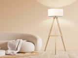 EMITTO Tripod Floor Lamp with Shelf LI0565-NT