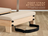 Powertrain Selina Pilates Reformer Machine Wooden Folding Multifunctional Home Gym PLT-JYI-F2W-BE