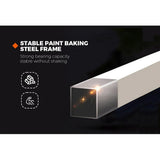 Dryer Stand Over Front Loading Washing Machine, 100kg Heavy Duty Steel Stacking Kit, 102x67x60cm XFYA-DS-WH
