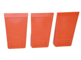 3pcs 8in Felling Wedges Spiked Plastic Safe Logging Tools for Chainsaws Tree Cutting V1294-YM0523-3111210402711