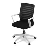 Artiss Ergonomic Office Chair Mesh Computer Desk Chairs with Lumbar Support, Height Adjustment OCHAIR-L-2014-WH-BK