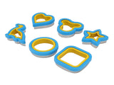 Sandwich Cutter Prevent Slip Rust Proof Cartoon Bread Press Mold for Pancake Rice Cheese Fruits 6pcs V1294-YM0626-3118220341011