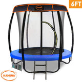 Kahuna Trampoline 6 ft with Roof - Blue TRA-KAH-06-BU-RF