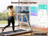 Everfit Treadmill Electric Home Gym Fitness Exercise Fully Foldable 450mm White TMILL-CHI-450-M610-WH