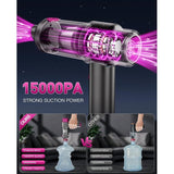 4-In-1 Powerful Cordless Car Vacuum Cleaner, 15Kpa Mini Cordless Handheld Vacuum Cleaner, Dual V1188-MS-227-1563