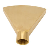 Fan Shaped Fountain Nozzle G1 Inch Brass Flat Head Spray Nozzle Fountain Sprinkler Head for Garden V1294-YM0706-3111230203411