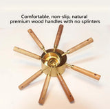 Stainless Steel Measuring Cups and Spoons Set, Cooper Finish, 8-Piece for Baking and Cooking V178-59233