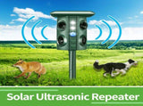 Cat Repellment,360&deg Ultrasonic Animal Repeller Outdoor, Waterproof with Motion Detector,Solar V1192-AZ-W-10725