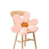 SOGA Pink Daisy Flower Shape Cushion Soft Leaning Bedside Pad Floor Plush Pillow Home Decor SCUSHION072