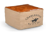 CHARLESTON POLO SQUARE OTTOMAN V742-M5996