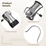 100PCS Boot Clips with Hooks, Stainless Steel Multipurpose Clothes Pins, Boot Hanger Clips for V1369-AZ3-W-08567