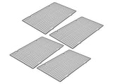 4PCS Barbecue Cooling Rack Stainless Steel Cooling Grid Tray Cake Cookies Baking Rack for Kitchen V1294-YM0718-3113210312511