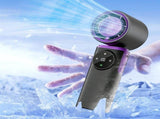 Handheld Mini Fan, UltraHigh-Speed Thermoelectric Cool Off, Digital Speed Display, USB Rechargeable, V1369-AZ3-W-10478
