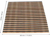 2pcs Sauna Mat Foldable Non Slip Bench Protector for Spa V1192-AZ-W-21510