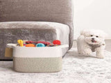 Woven storage basket - cotton rope basket for closet organizer - square shelf basket for toys V1259-DP01-BO-183